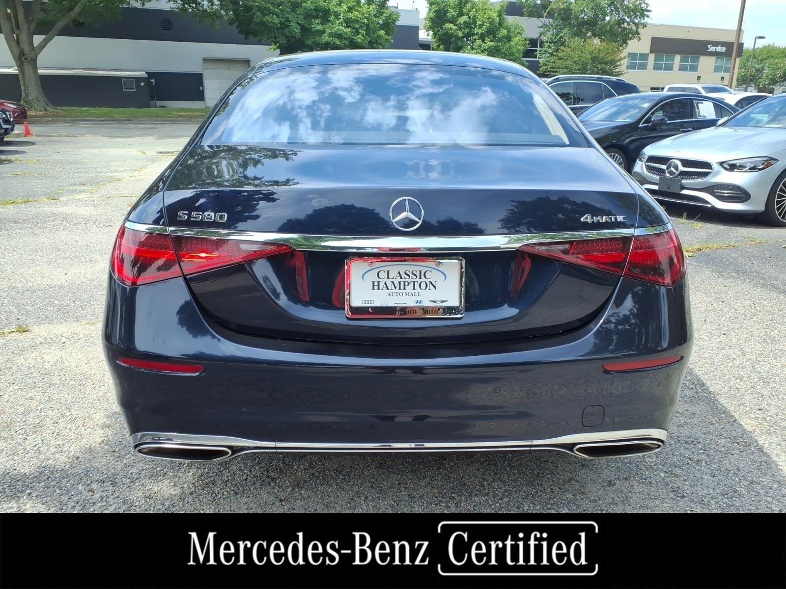Used 2024 Nautical Blue Metallic Mercedes-Benz S 580 image 7