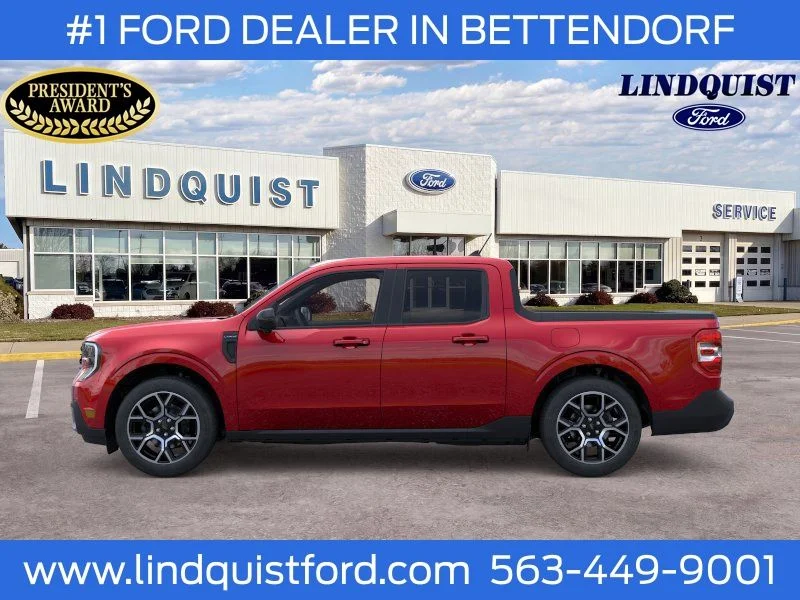 New 2026 Red Ford Lariat image 3