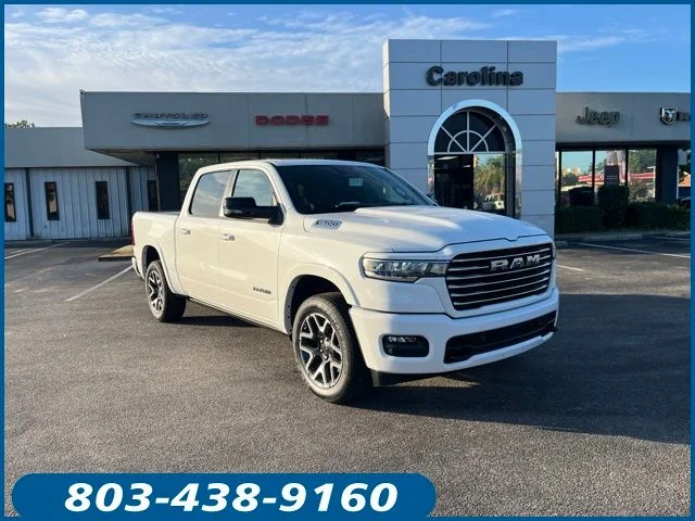 New 2026 Bright White Clear-Coat Exterior Paint RAM Laramie image 1
