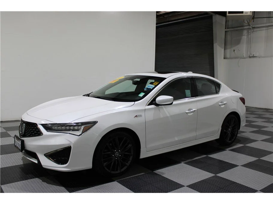 Used 2019 White Acura Premium & A-SPEC Pkgs Sedan 4D image 7
