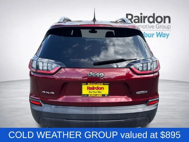 Used 2019 Velvet Red Pearlcoat Jeep Latitude Plus image 4