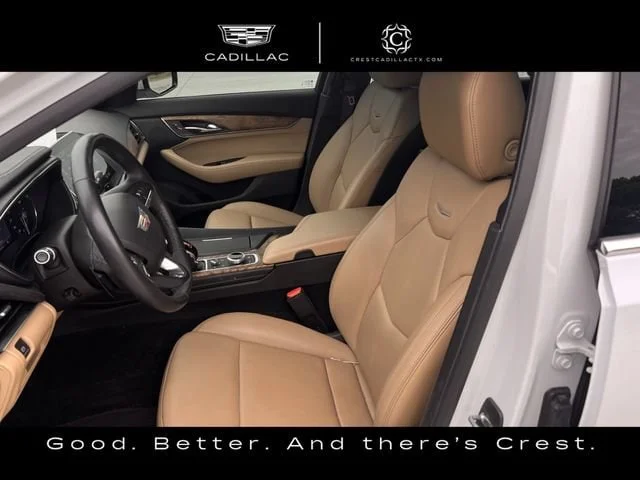 Used 2023 Crystal White Tricoat CADILLAC Premium Luxury image 19