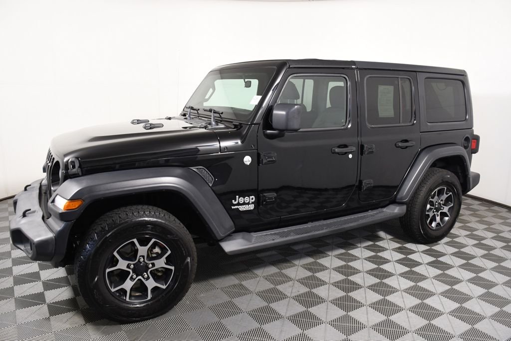 Used 2018 Jeep All-New Wrangler Unlimited Sport S with VIN 1C4HJXDG3JW181643 for sale in Richfield, Minnesota