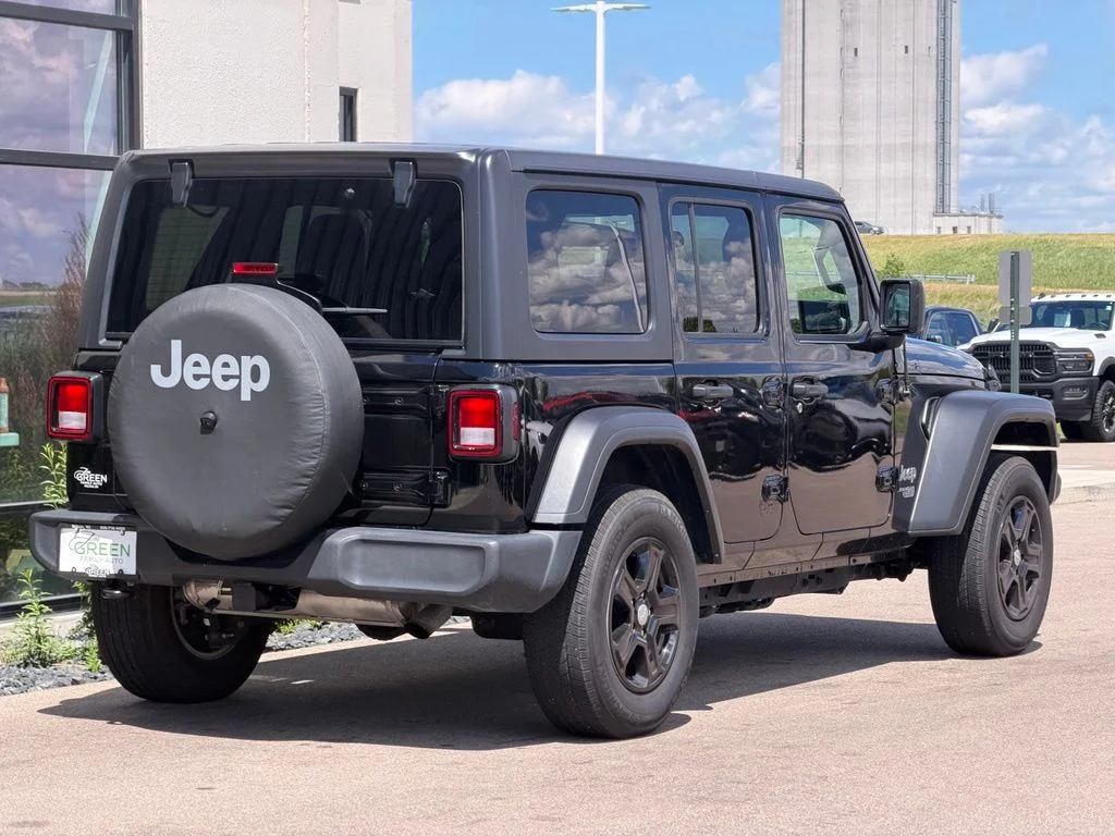 Used 2020 Black Jeep Unlimited Sport S image 5