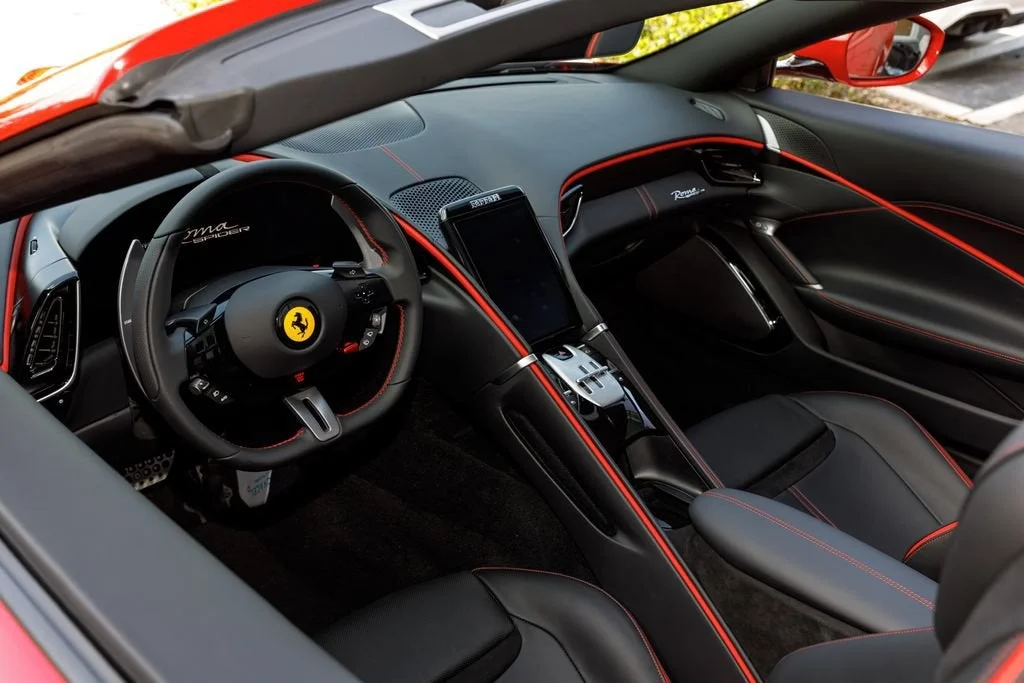 Used 2025 Rosso Corsa Ferrari Spider image 9