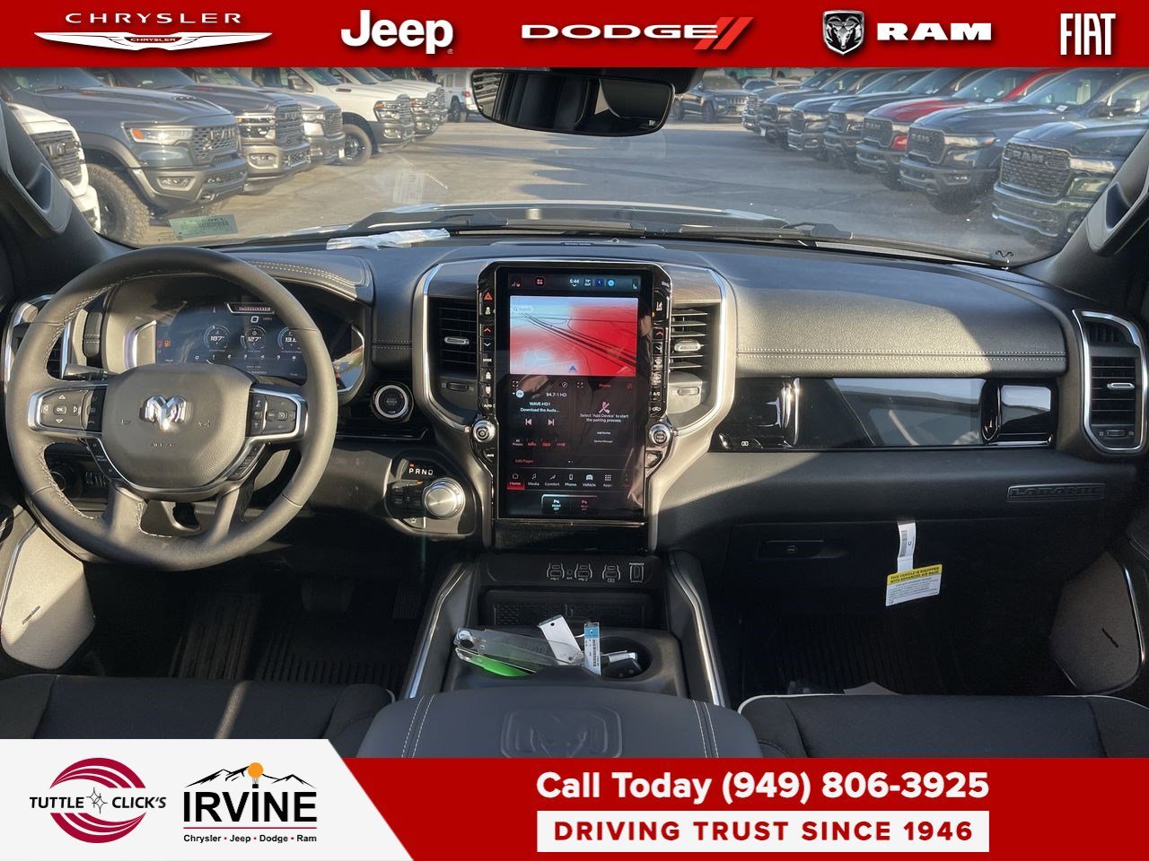 New 2026 Bright White Clear-Coat Exterior Paint RAM Laramie image 12