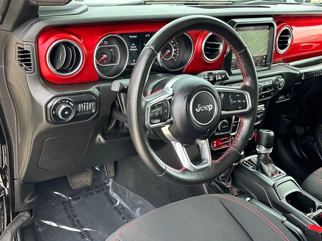Used 2022 Black Clear Coat Jeep Rubicon image 10