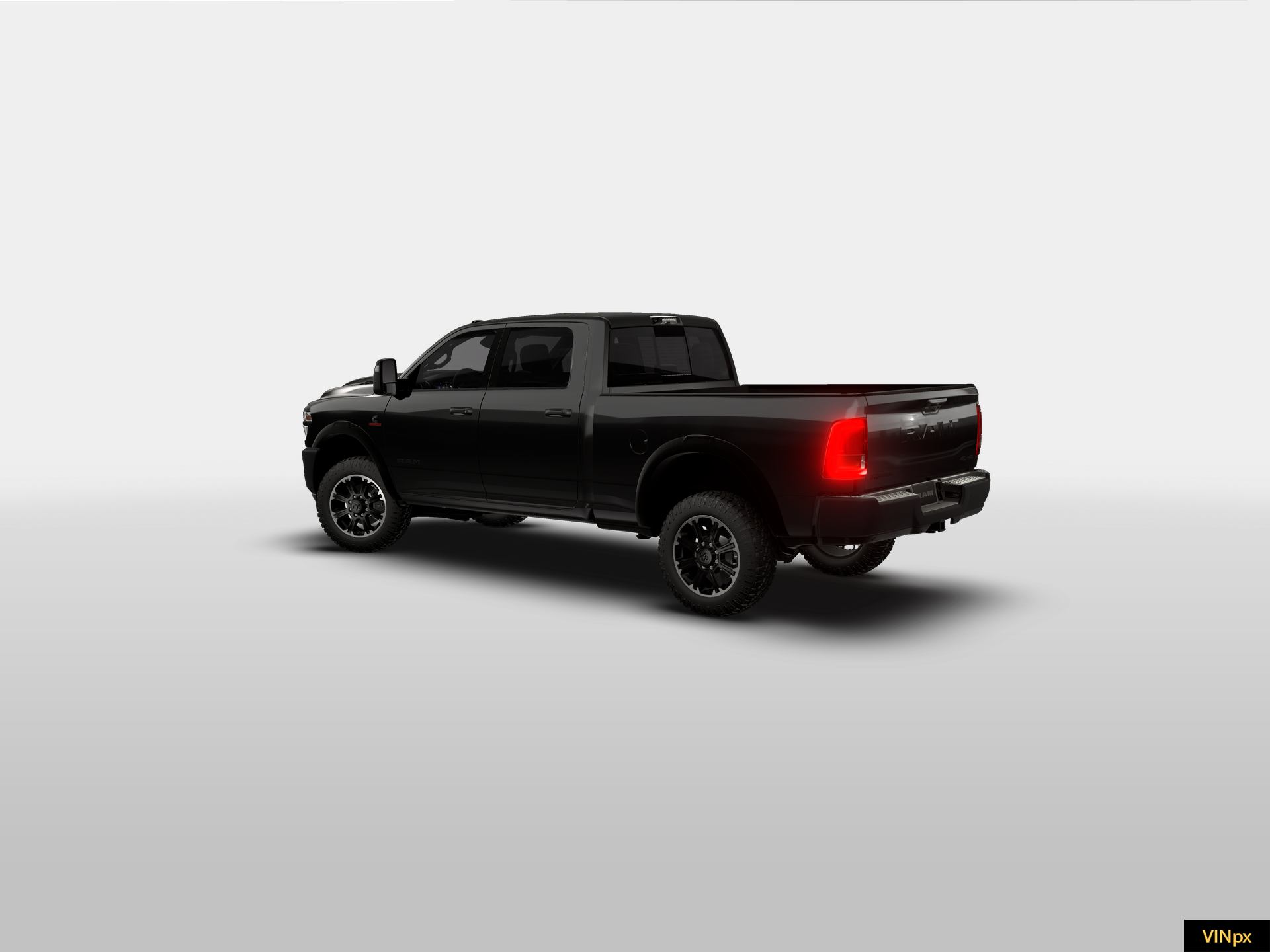New 2026 Diamond Black Crystal Pearl-Coat Exterior Paint RAM REBEL image 2