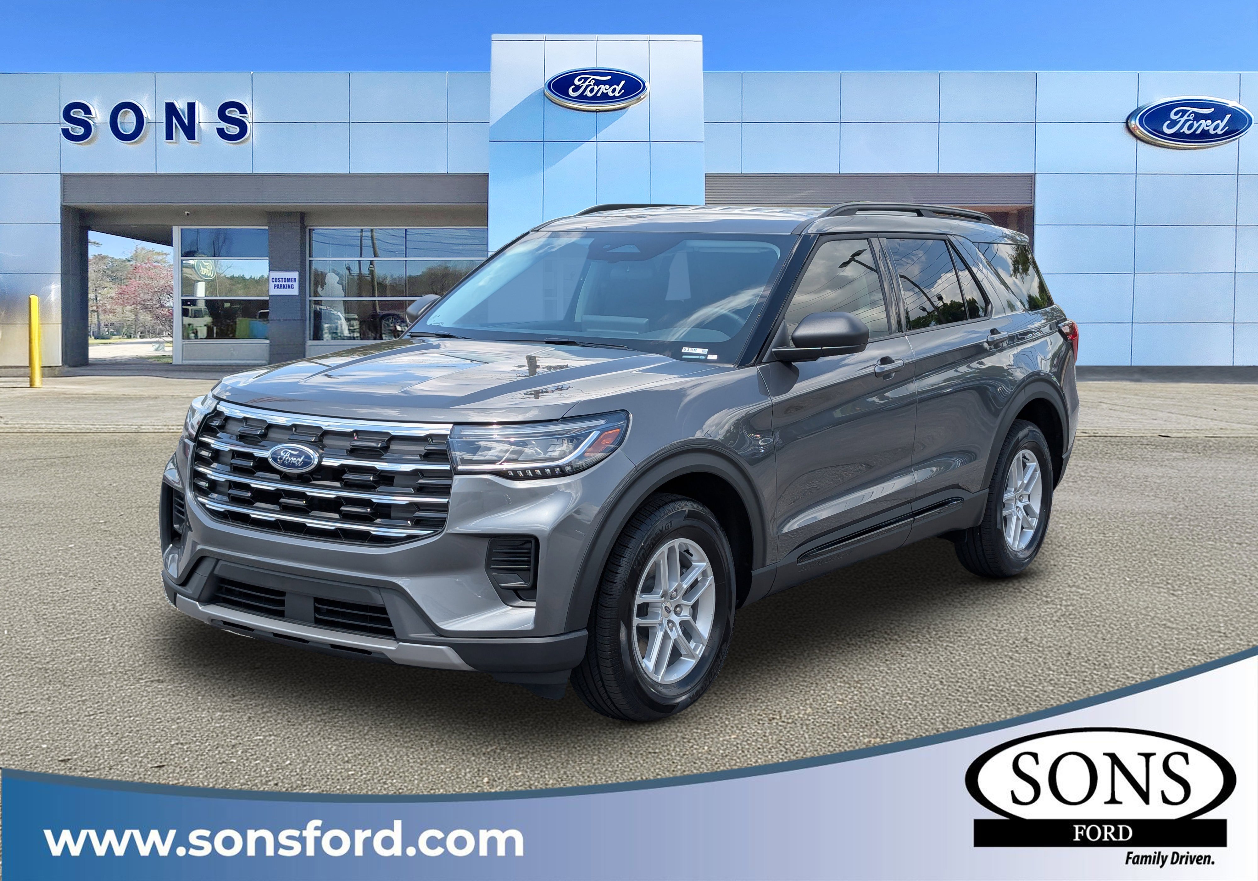 New 2026 Carbonized Gray Metallic FORD Active image 1