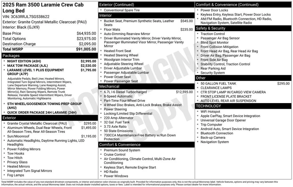 Used 2025 Gray Ram Laramie image 7