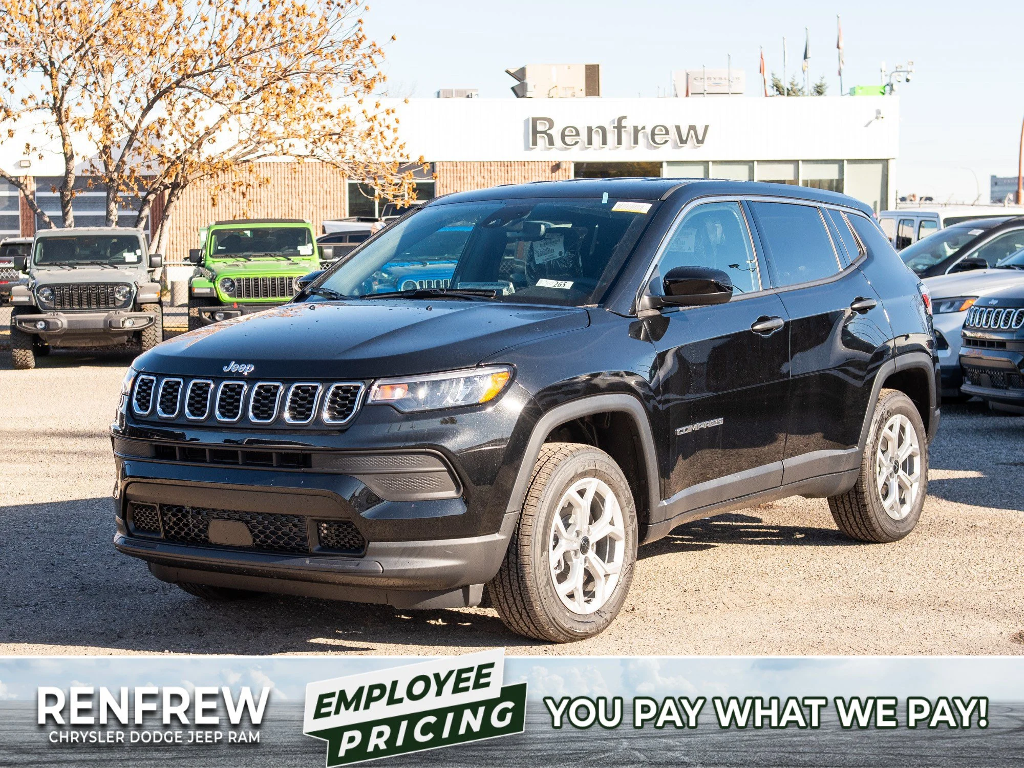 New 2026 Black Jeep Sport* image 1