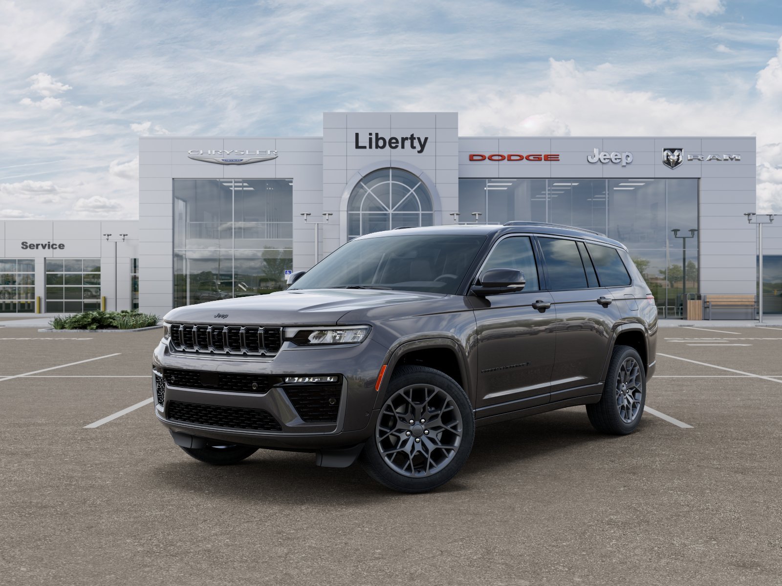 New 2026 Baltic Gray Metallic Clear-Coat Exterior Paint Jeep Summit image 36