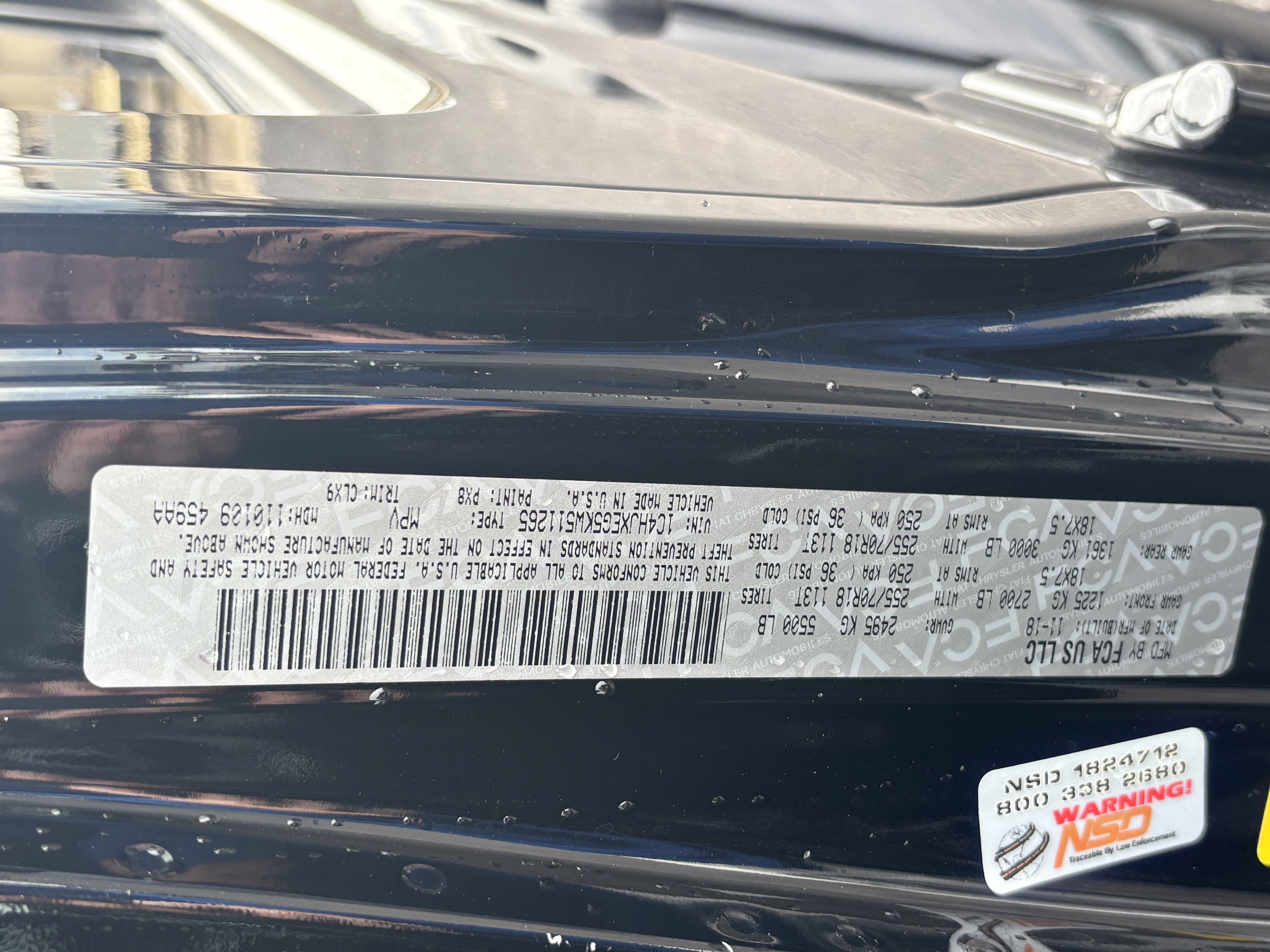 Used 2019 Black Clearcoat Jeep Sahara image 28