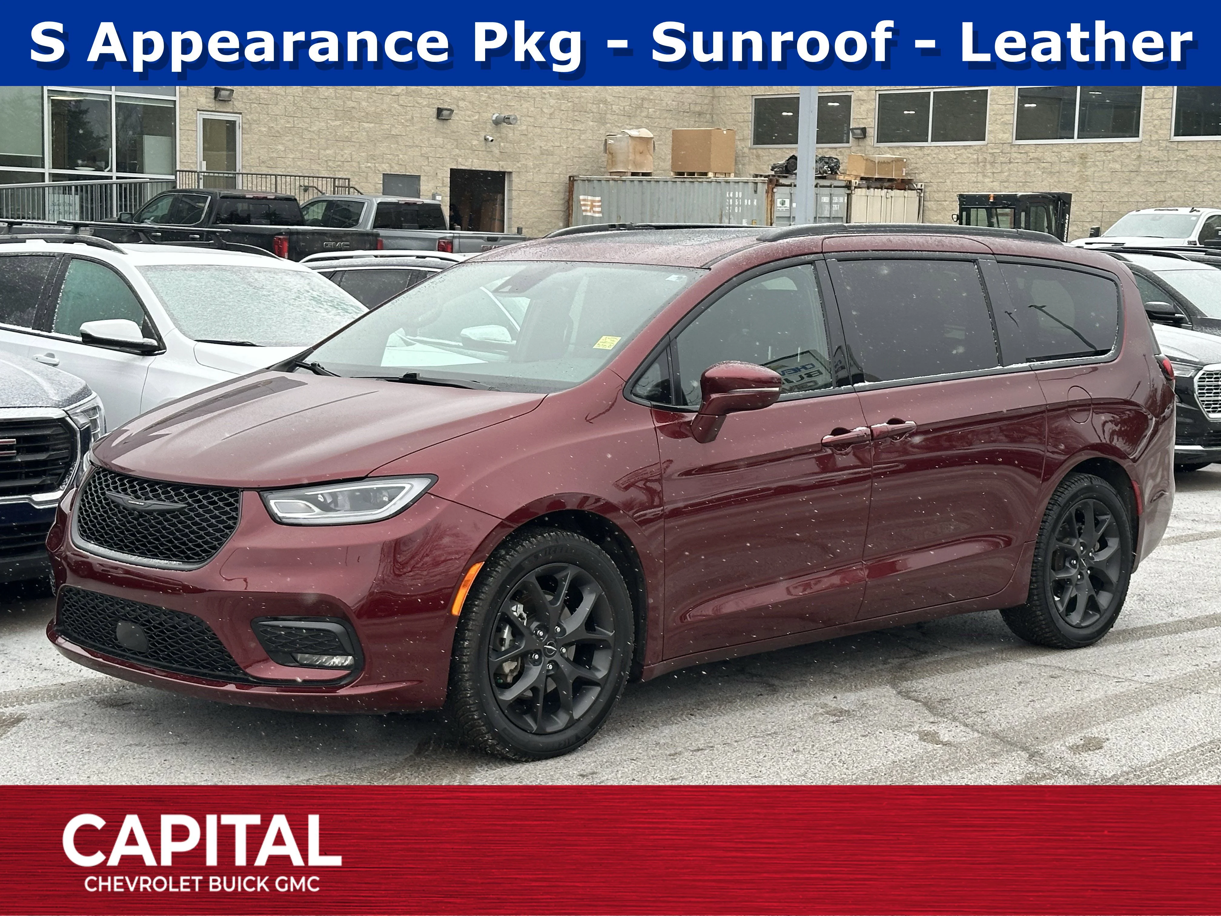 Certified Used 2022 Velvet Red Pearl Chrysler Touring L image 1