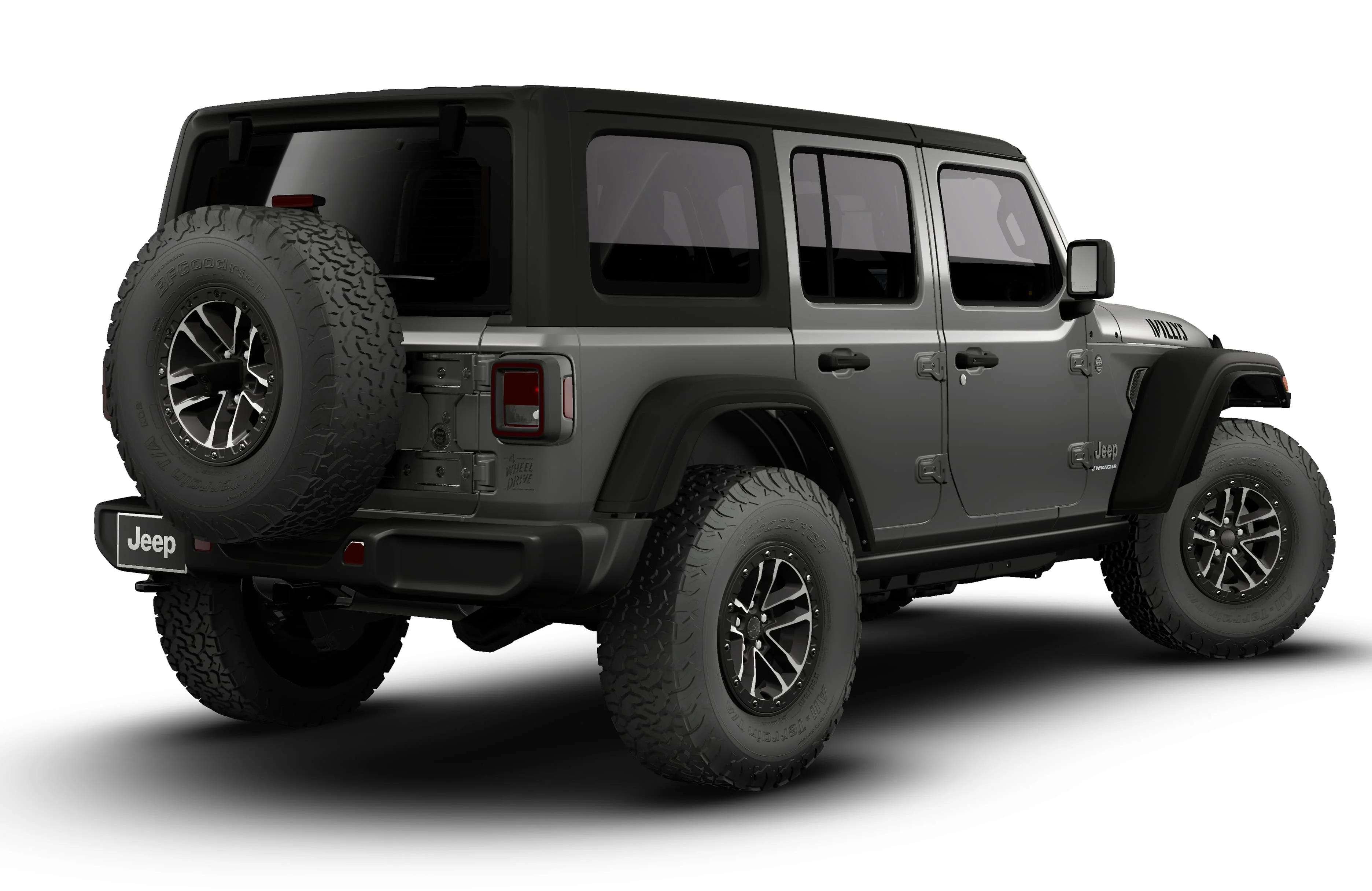 New 2026 Granite Crystal Metallic Clear-Coat Exterior Paint Jeep Willys image 2
