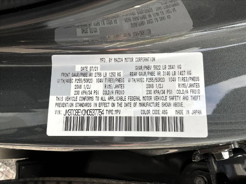 Used 2021 Machine Gray Mazda Signature image 23