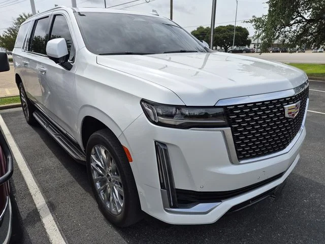 Used 2024 Crystal White Tricoat Cadillac Premium image 1