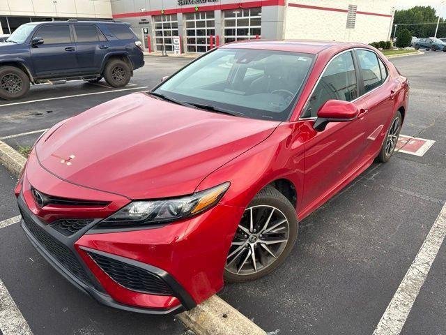 Certified Used 2021 Red Toyota SE image 43