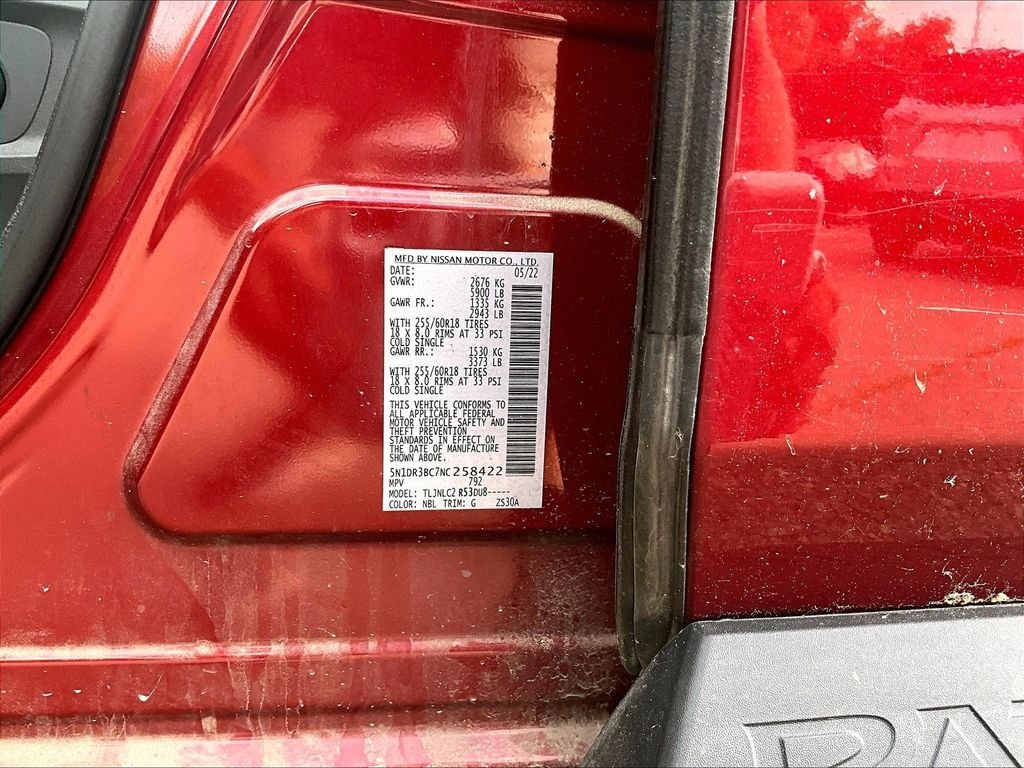 Used 2022 Red Nissan SV image 9