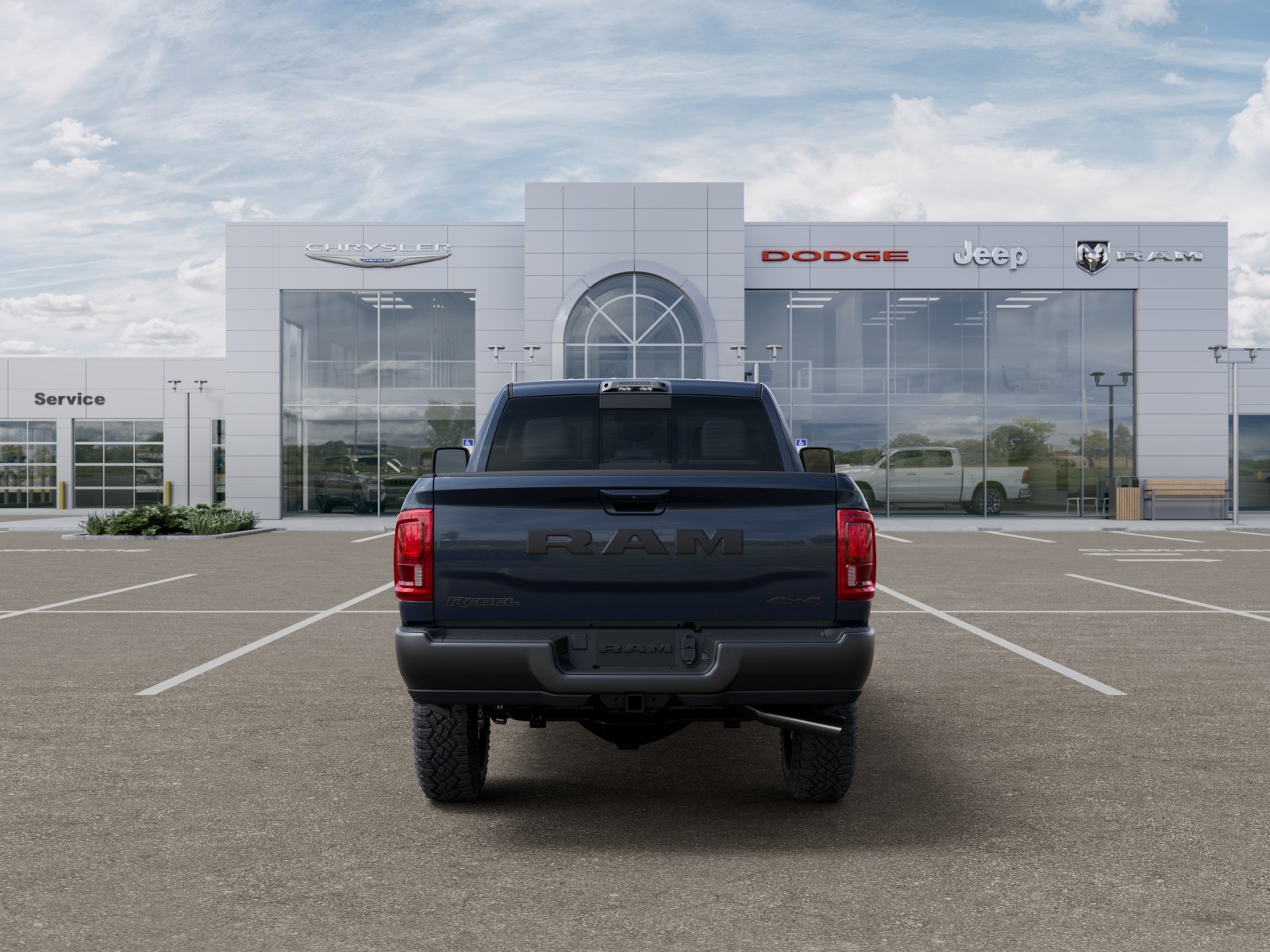 New 2026 Forged Blue Metallic Exterior Paint RAM Rebel image 33