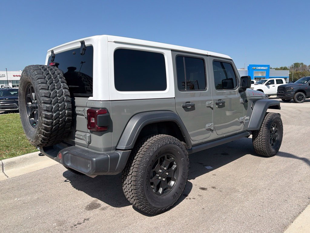 Used 2021 Gray Jeep Unlimited Sport image 6