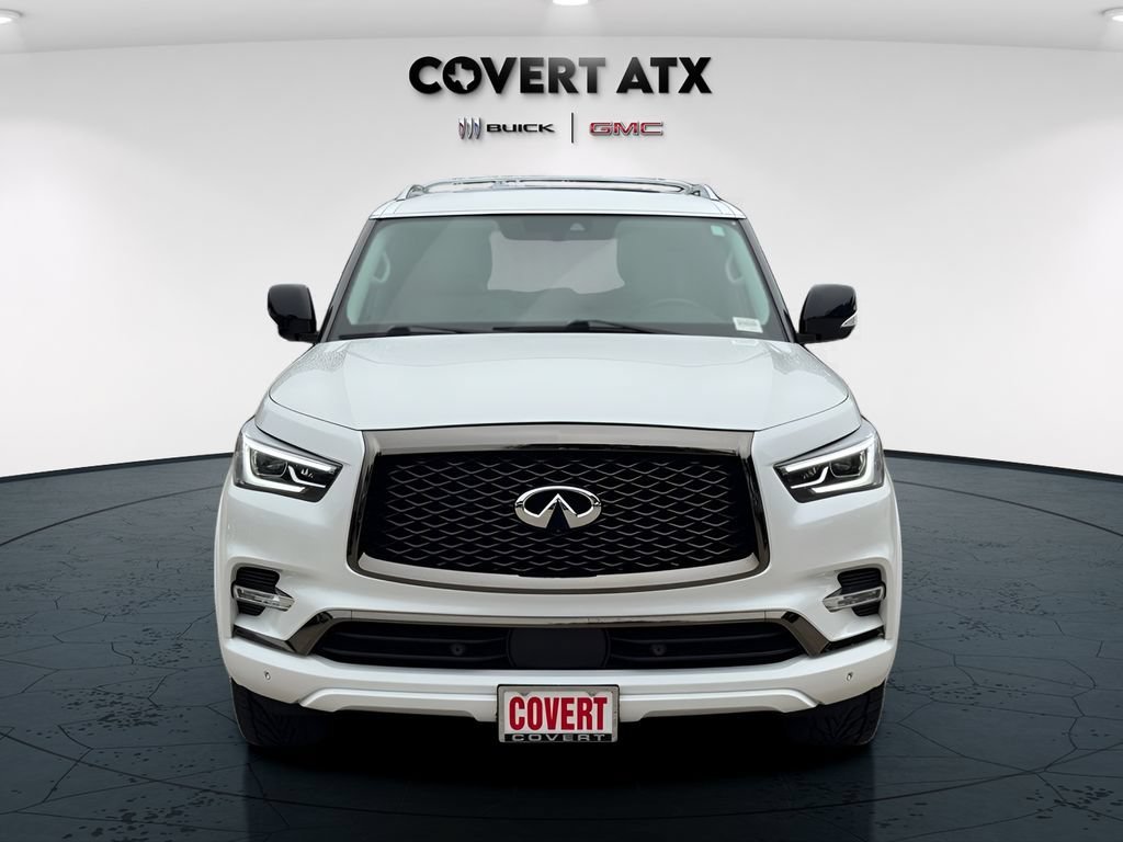 Used 2021 Moonstone White INFINITI Premium Select image 10