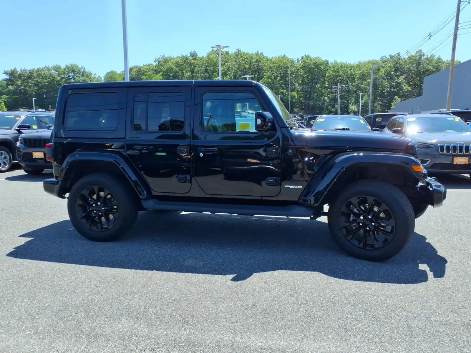 Certified Used 2022 Black Clearcoat Jeep Unlimited High Altitude image 6