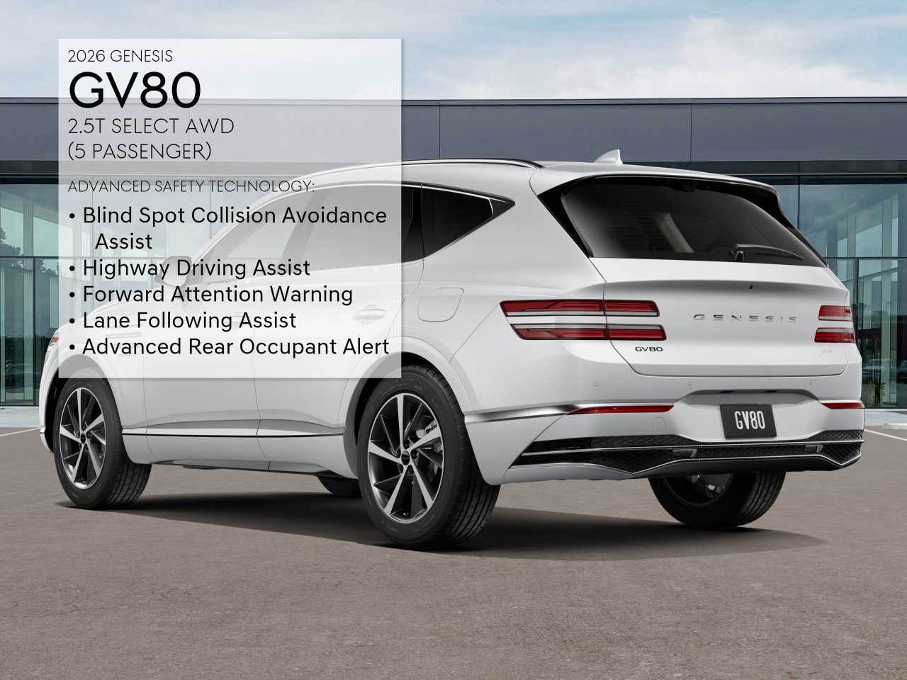 New 2026 White Genesis 2.5T SELECT image 7
