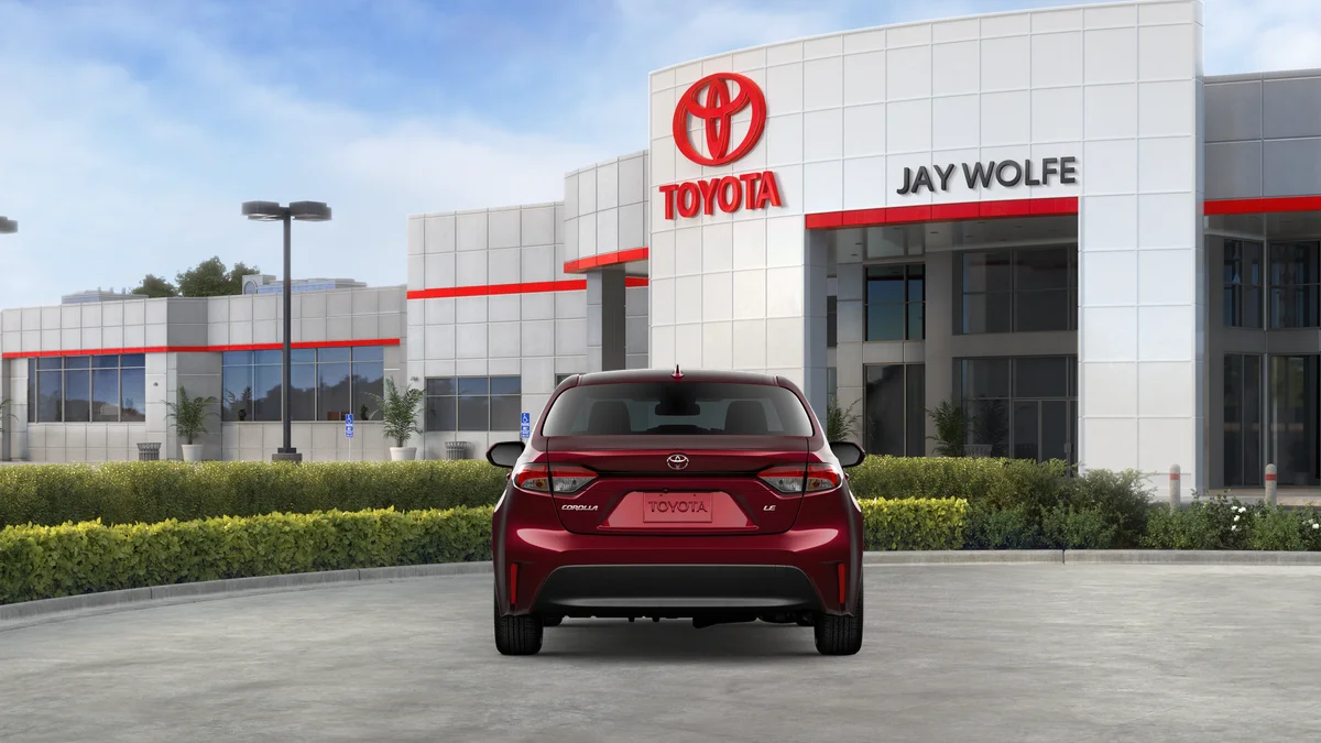 New 2026 Ruby Flare Pearl Toyota LE image 8