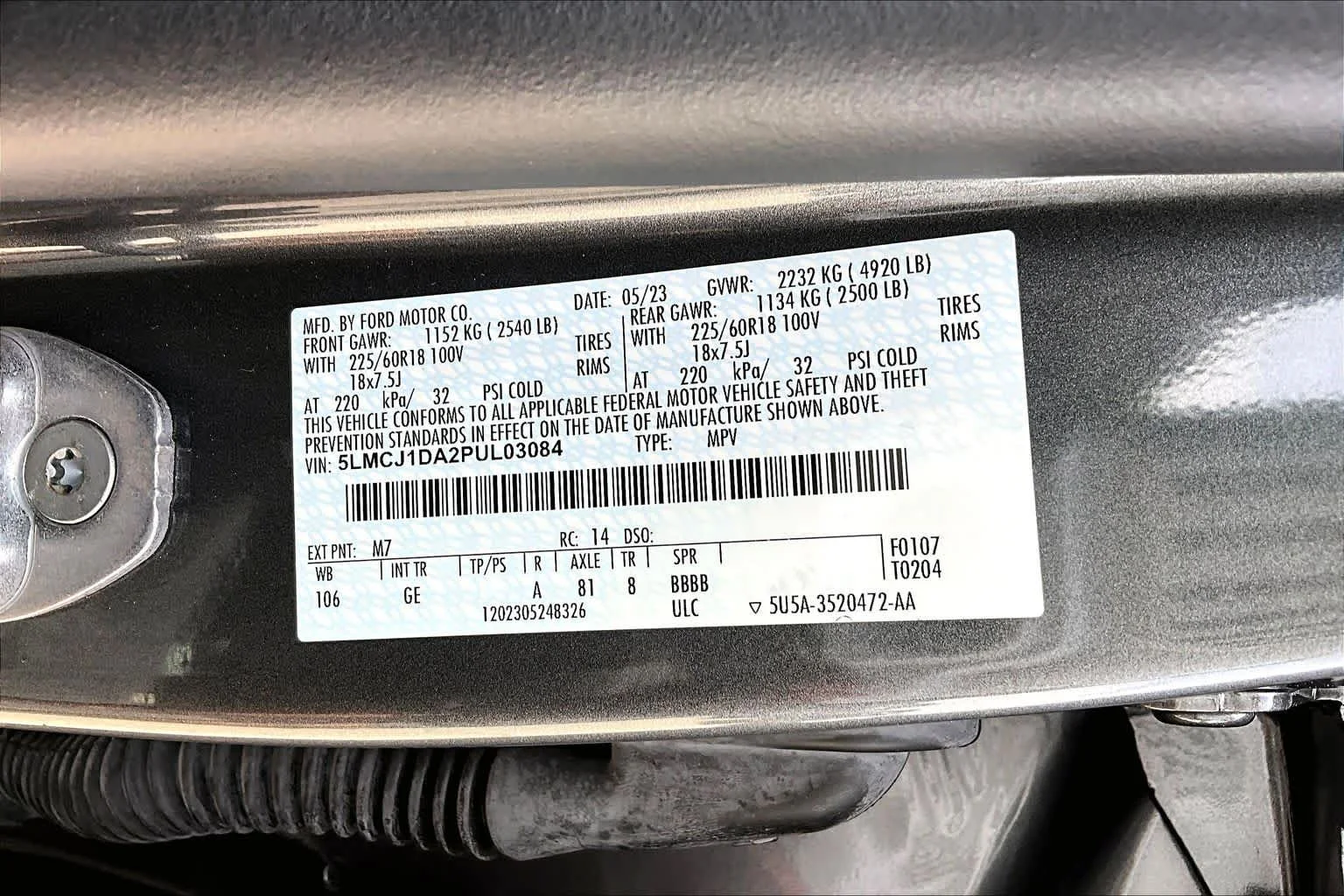 Used 2023 Asher Gray Clearcoat Metallic Lincoln Standard image 34
