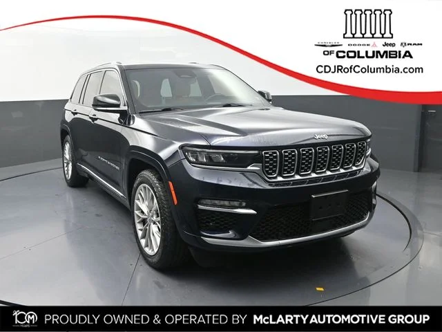 Used 2022 Black Jeep Summit Reserve 4xe image 1