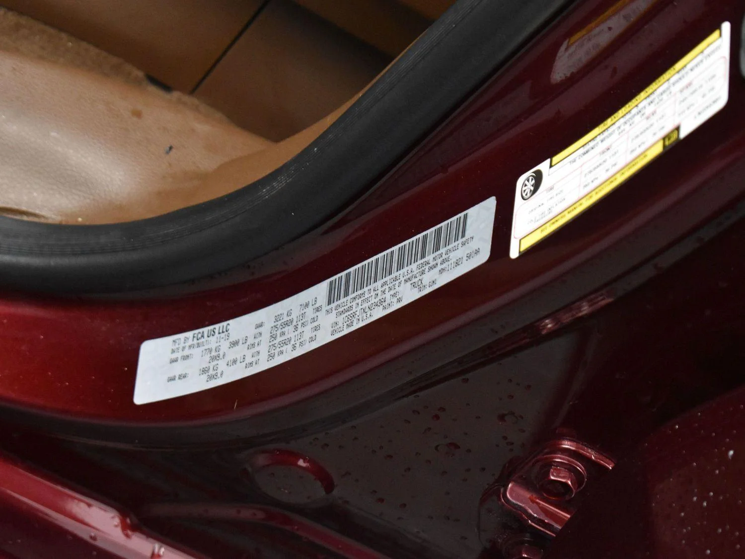 Used 2020 Delmonico Red Pearlcoat Ram Laramie image 34