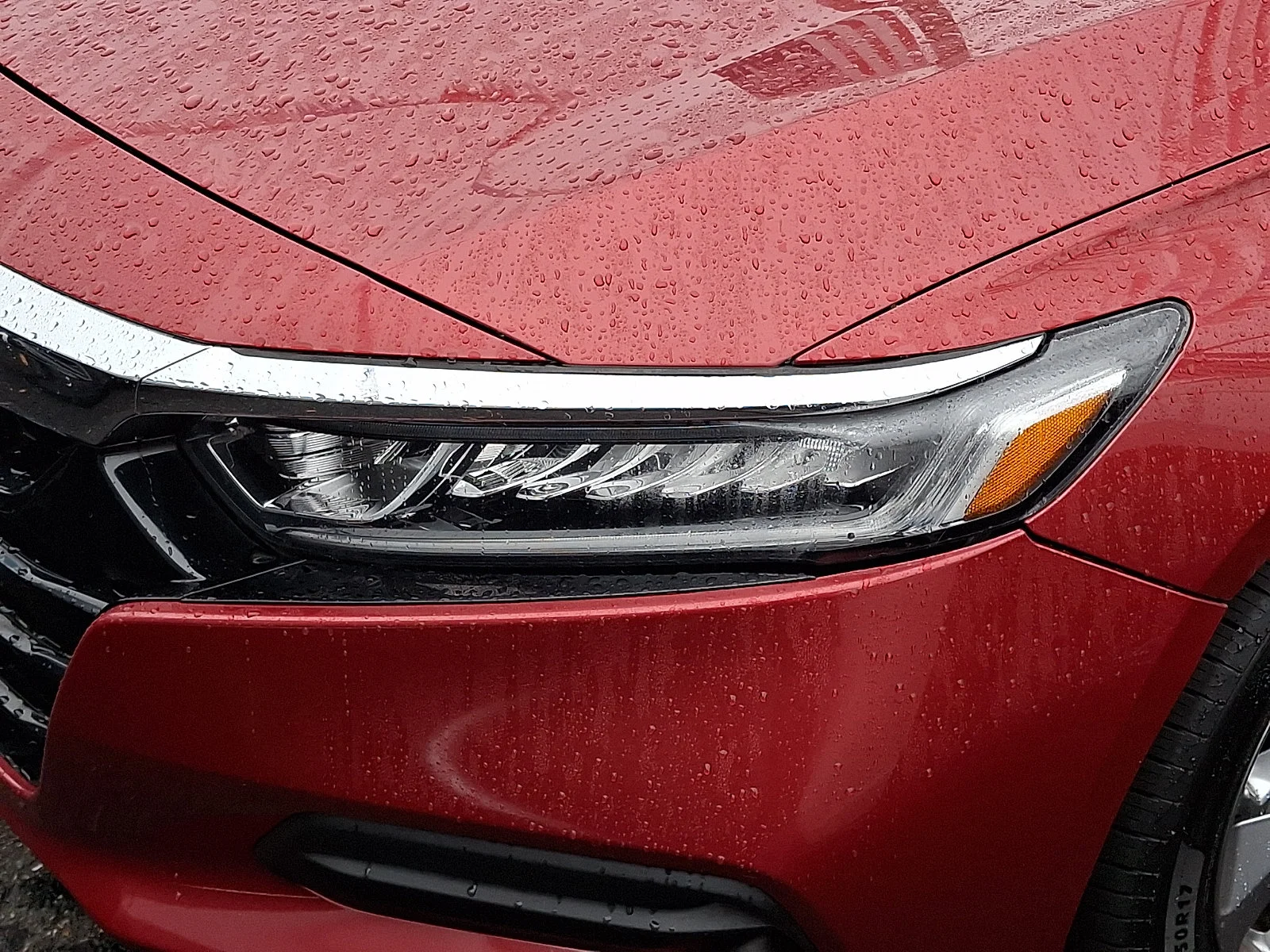 Used 2018 Radiant Red Metallic Honda LX 1.5T image 7