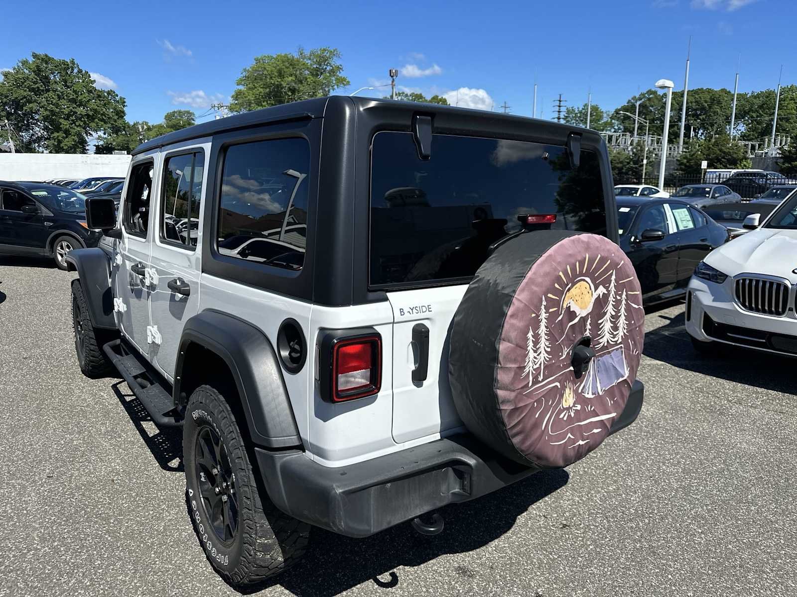 Used 2022 Bright White Clearcoat Jeep Unlimited Willys image 5