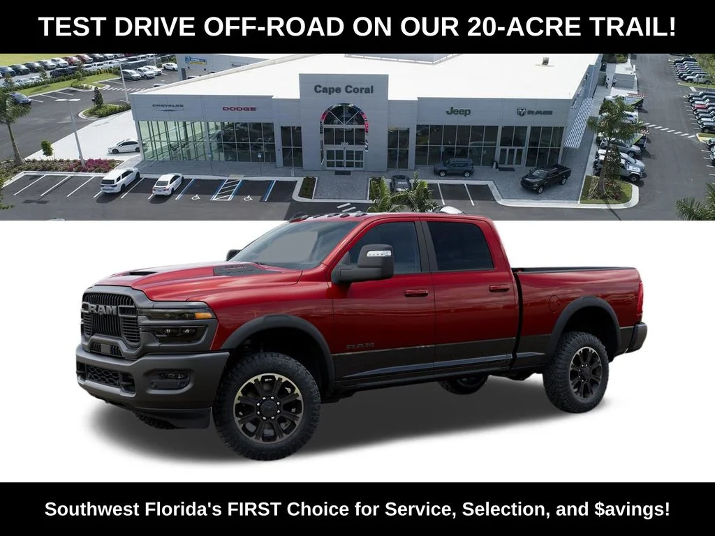 New 2026 Molten Red Pearl-Coat Exterior Paint RAM Rebel image 2