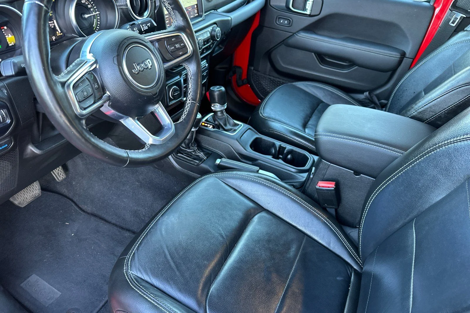 Used 2022 Red Jeep Unlimited Sahara 4xe image 9