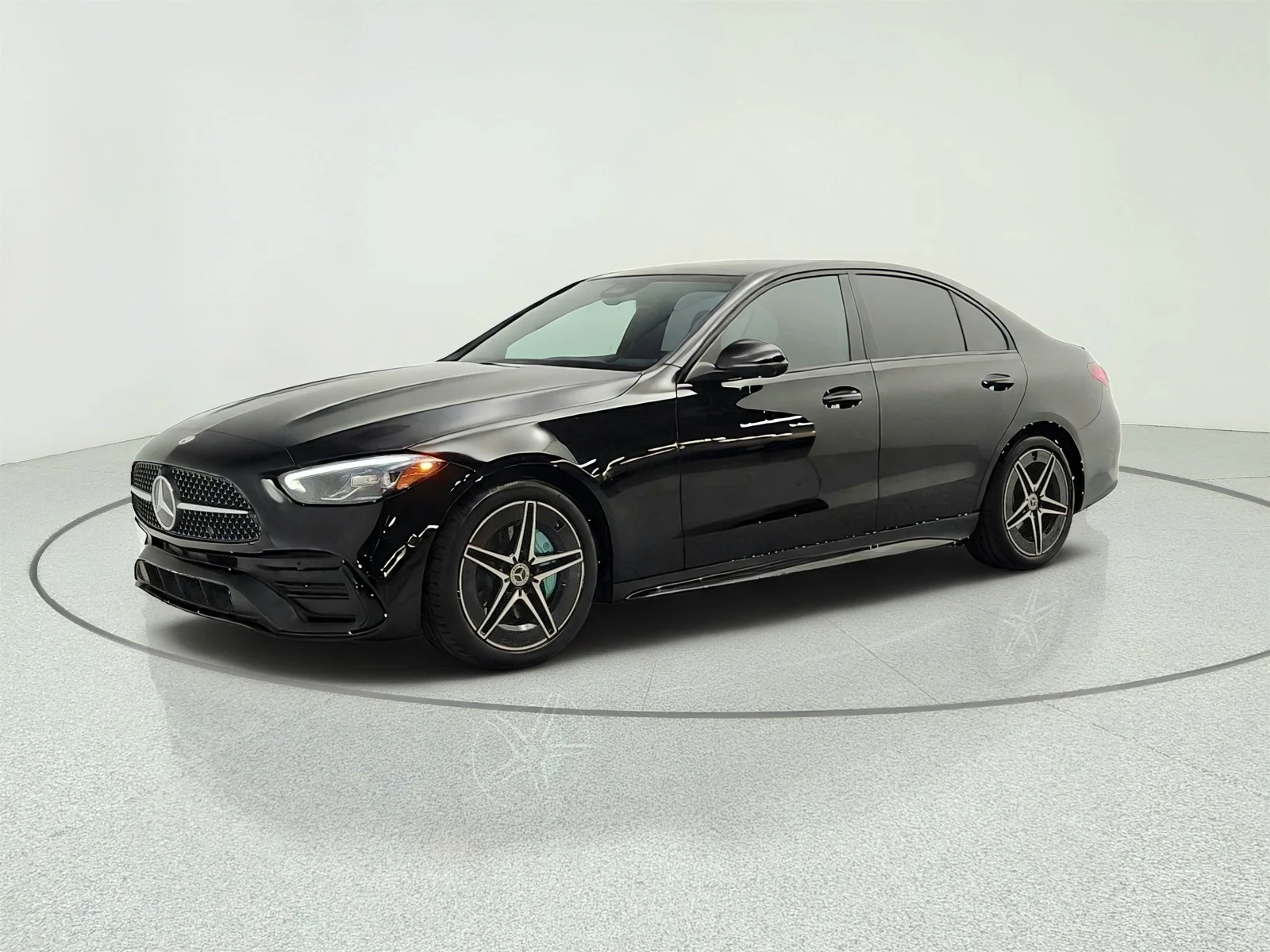 Used 2024 Black Mercedes-Benz C 300 4MATIC® Sedan image 1