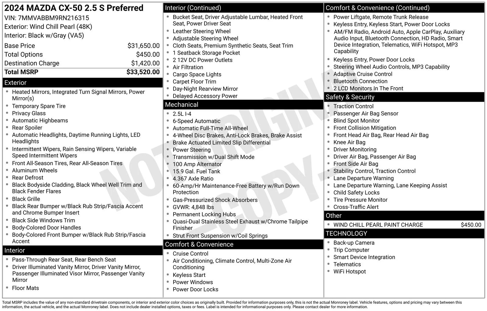 Certified Used 2024 Wind Chill Pearl Mazda 2.5 S Preferred Package image 27