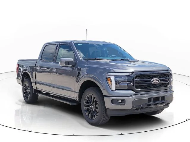 New 2026 Gray Metallic Ford Lariat image 3