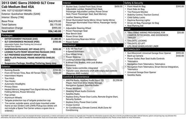 2013 GMC Sierra 2500HD SLT