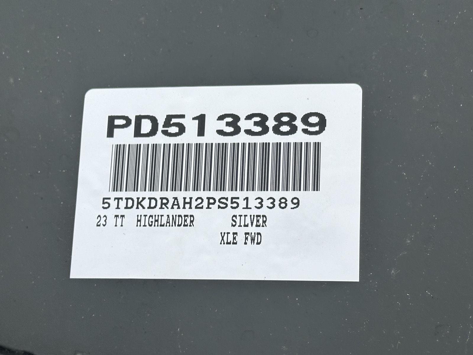 Used 2023 Celestial Silver Metallic Toyota XLE image 14