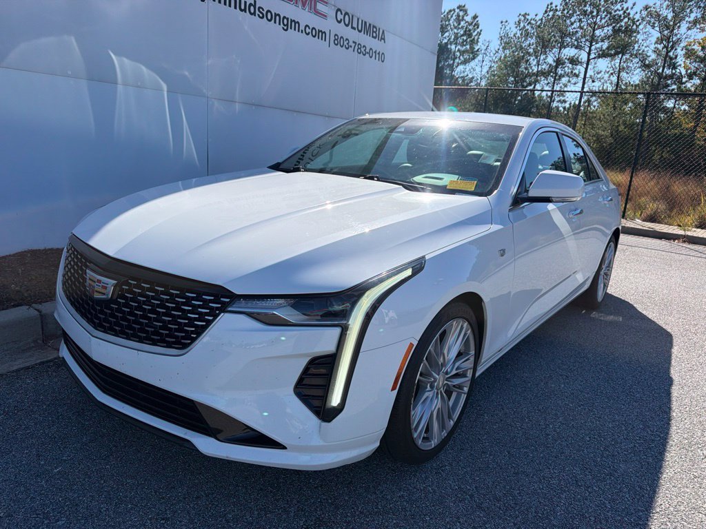Used 2021 White Cadillac Premium Luxury image 2