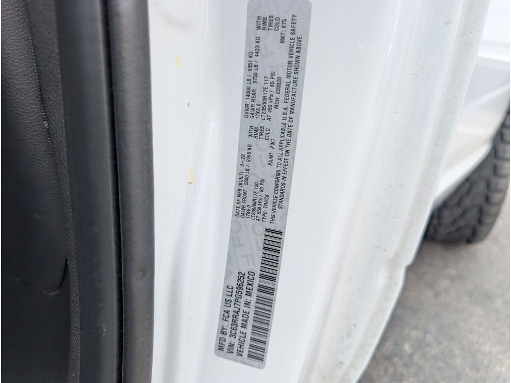 Used 2023 Bright White Clearcoat Ram Tradesman image 35