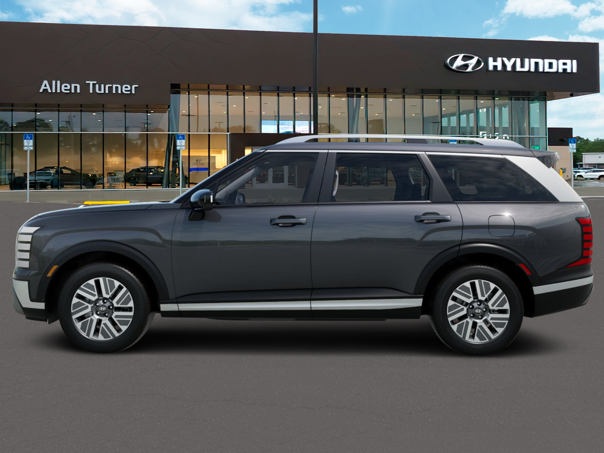 New 2026 Ecotronic Gray Pearl Hyundai Blue SEL 7P image 3