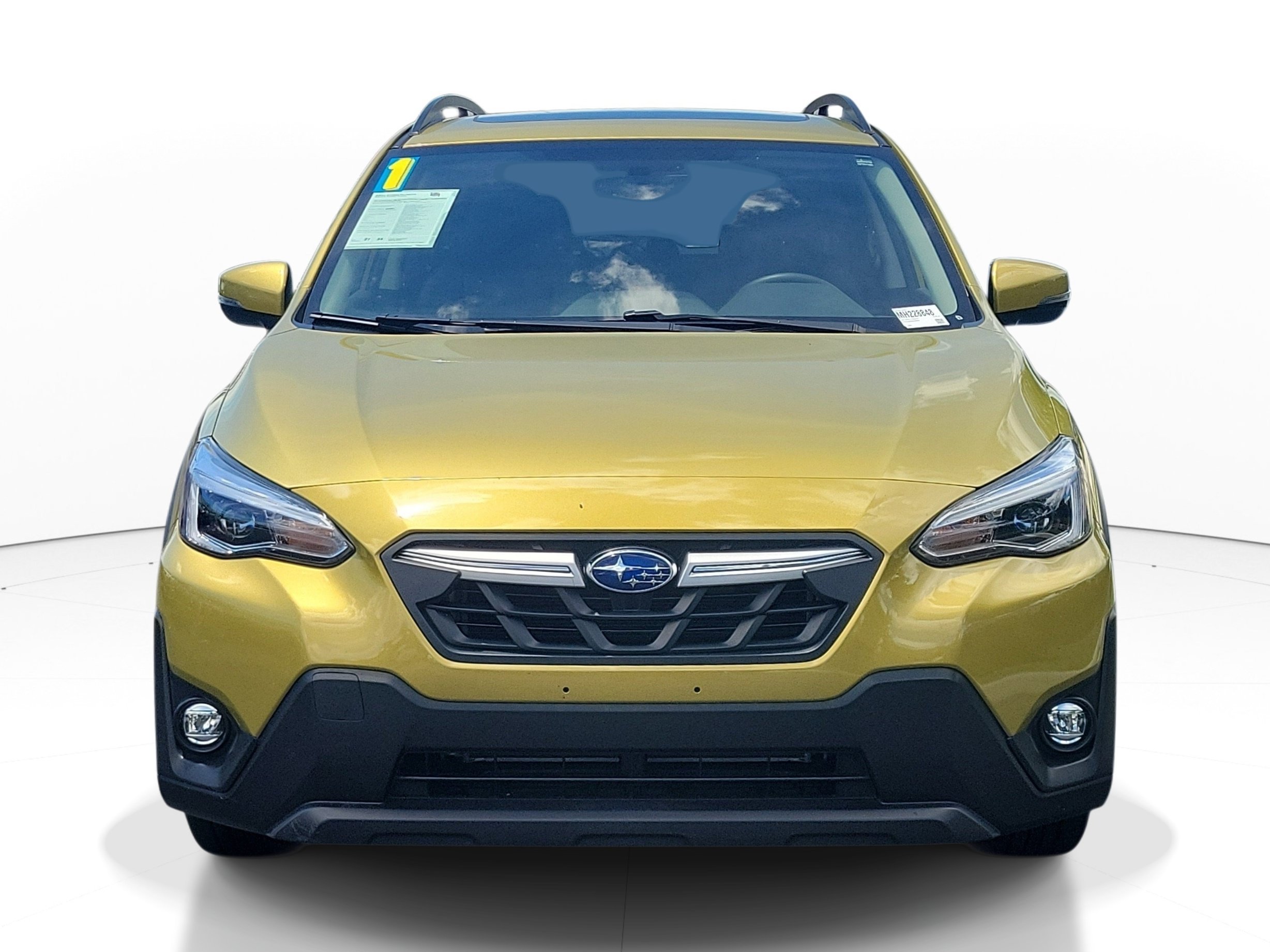 Used 2021 Plasma Yellow Pearl Subaru Limited image 1