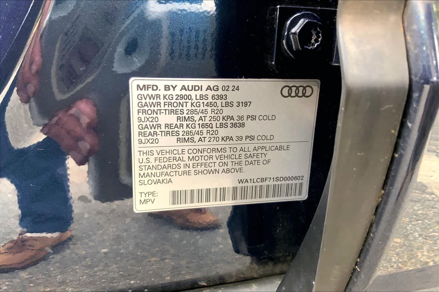 Used 2025 Waitomo Blue Metallic Audi Premium Plus image 31