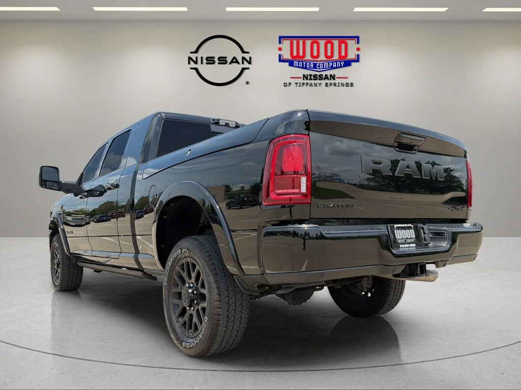Used 2025 Diamond Black Crystal Pearlcoat Ram Limited image 4