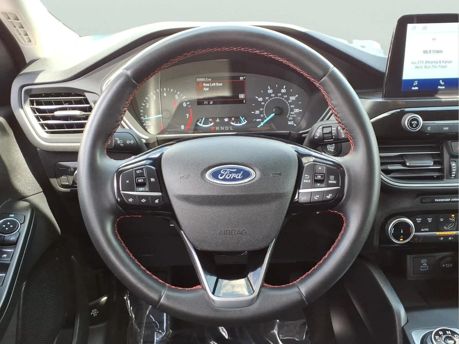 Used 2022 Rapid Red Metallic Tinted Clearcoat Ford SEL image 19