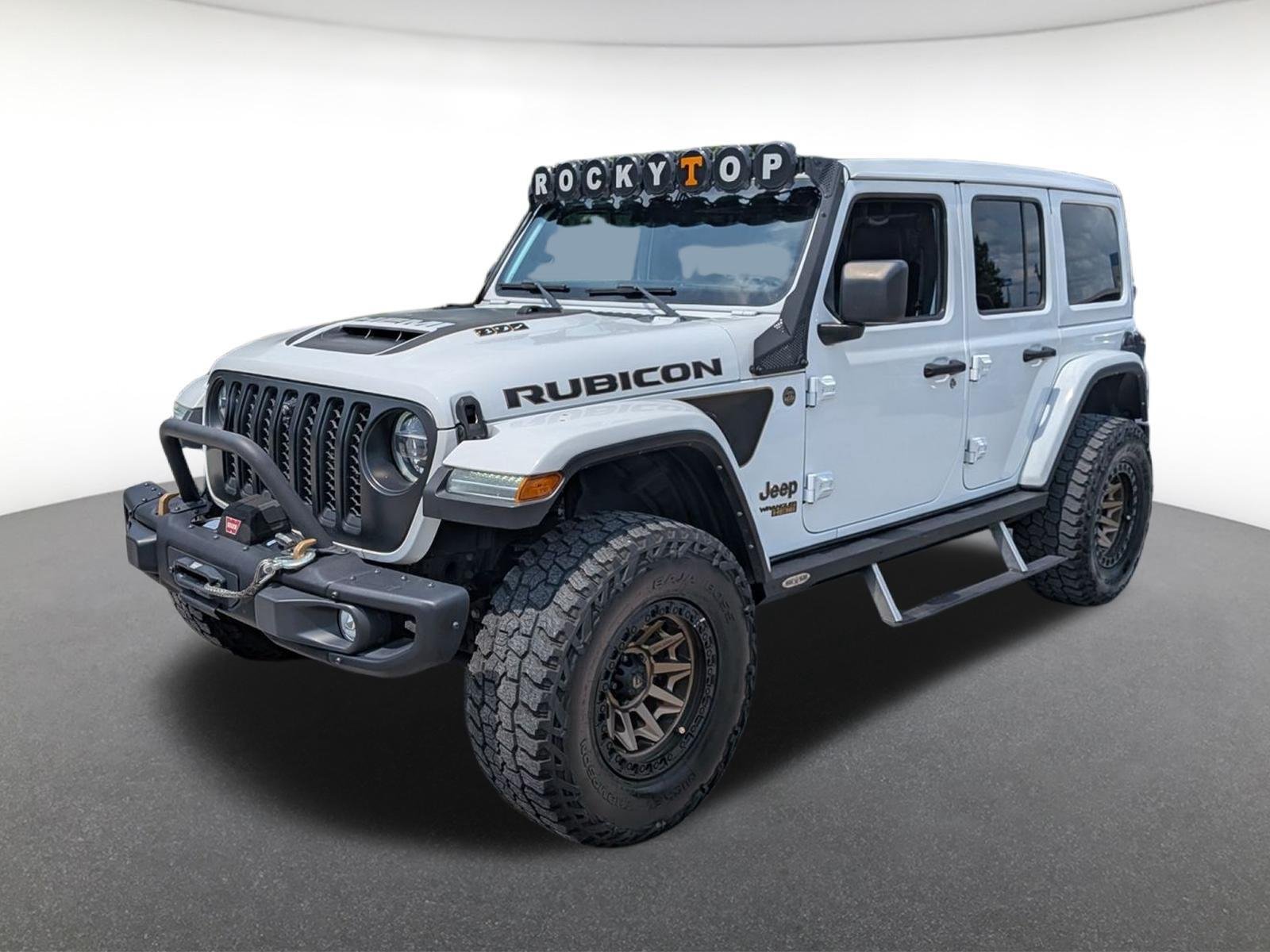 Used 2021 Bright White Clearcoat Jeep Unlimited Rubicon 392 image 1