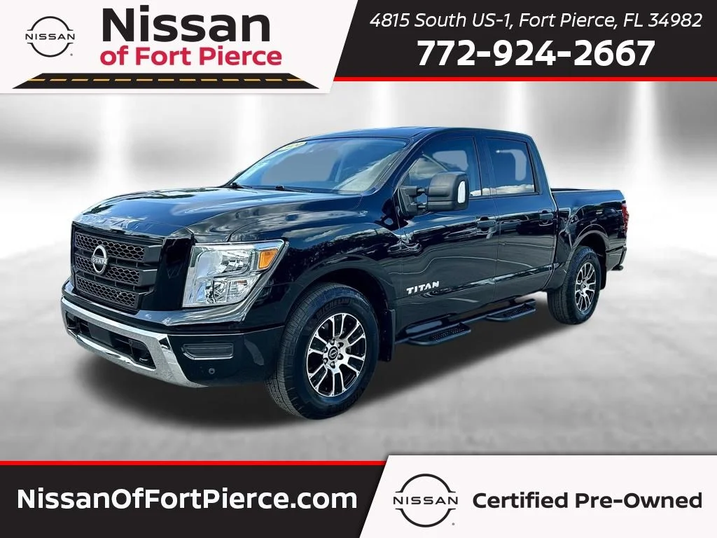 Used 2024 Black Nissan SV image 1